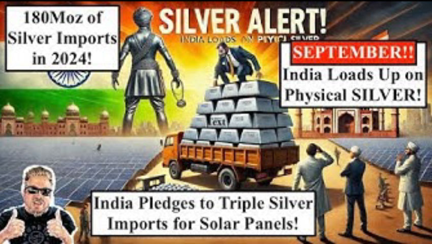 SILVER ALERT! India Loads Up SILVER Again in September! Pledges to TRIPLE CONSUMPTION!! (Bix Weir)