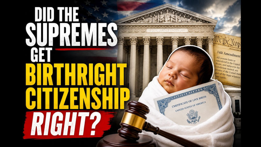 Did The Supremes Get Birthright Citizenship Right?