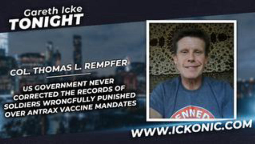 Who  Was REALLY Behind The 2001 Anthrax Attacks? - Col Tom Rempfer Joins Gareth Icke Tonight