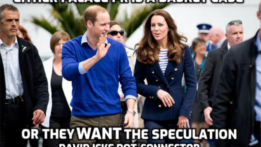 Either Palace PR Is A Basket Case, Or They Want The Speculation - David Icke Dot-Connector