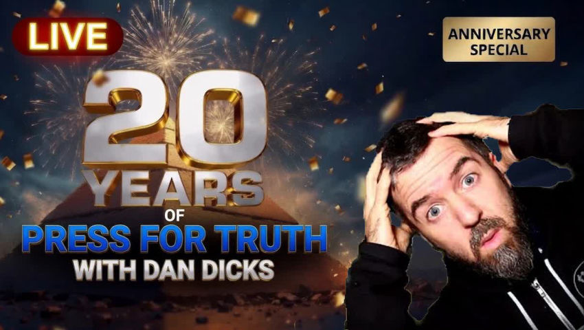 WOW, 20 Years Ago Today I Launched Press For Truth!! Join Me LIVE To Commemorate The Occasion!! episode artwork