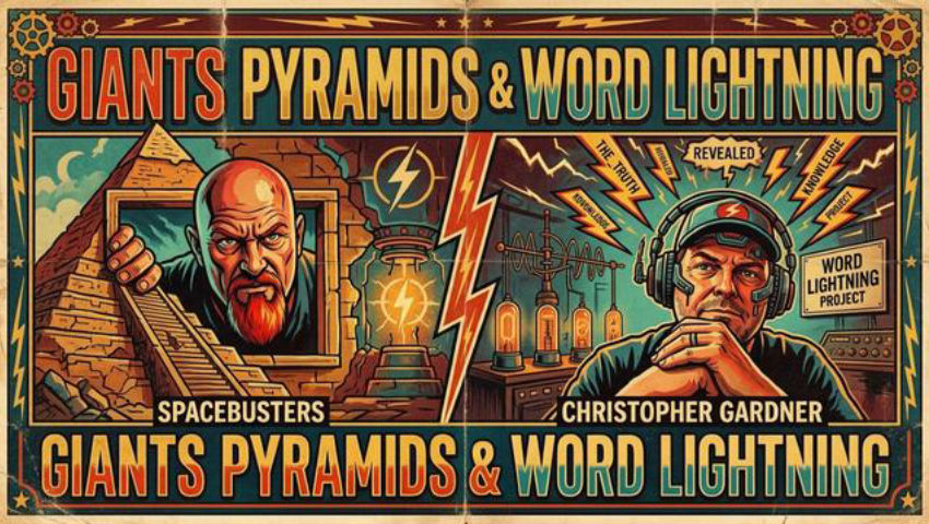 GIANTS PYRAMIDS & WORD LIGHTNING: Biocharisma Podcast