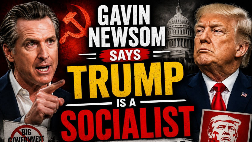 Gavin Newsom Says Trump Is A Socialist -- Is He Right? episode artwork