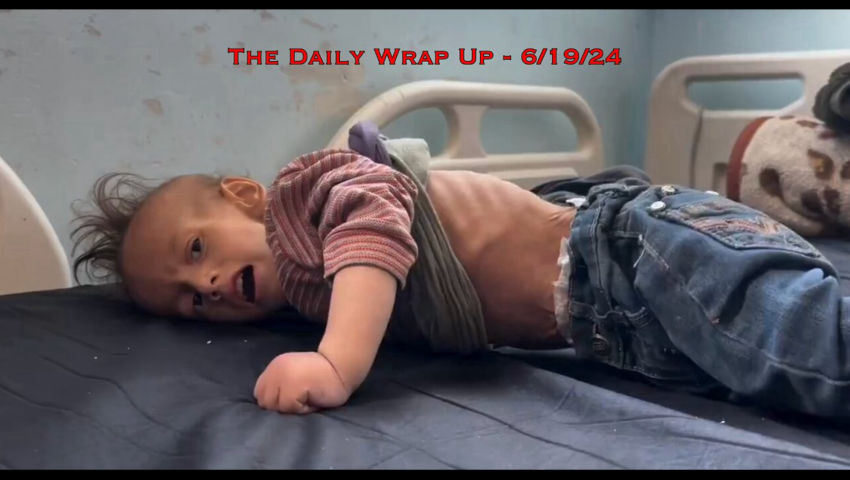 Israel Falsely Claims Gaza Famine A "Hoax" As It Continues To Block Aid & Bomb Starving Population