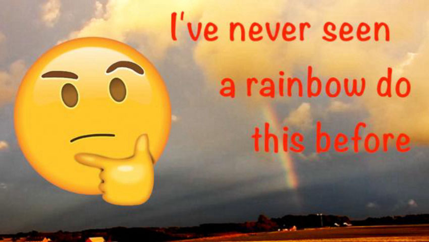 Weird Rainbow Phenomenon