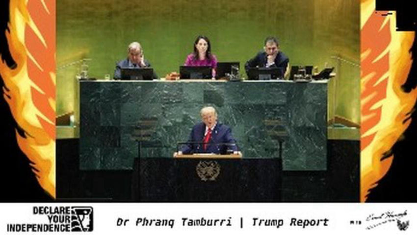 2025-09-25 Trump Report w Dr Phranq Tamburri - Kirk and Israel