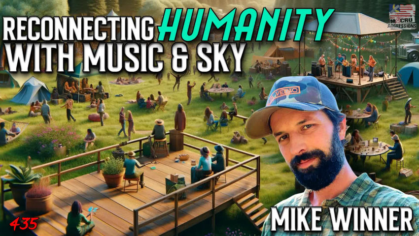 #435: Reconnecting Humanity With Music & Sky | Mike Winner (Clip)
