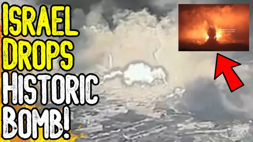 ISRAEL DROPS HISTORIC BOMB! - Hiroshima Level Bomb Dropped On Lebanon As Israel Takes Land!
