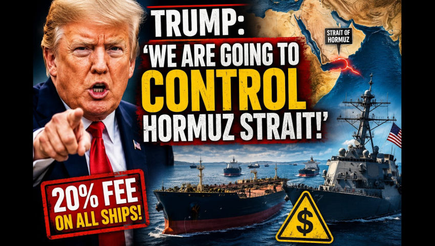 Trump: 'WE Are Going To Control Hormuz Strait!' episode artwork
