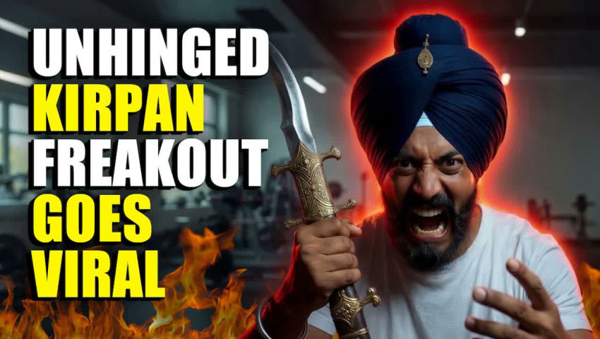 Gym Kicks Out KIRPAN-WEARING MAN — He Cries “RACIAL PROFILING”!!! episode artwork