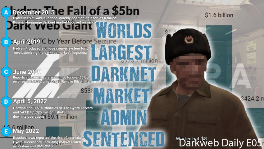 Worlds Largest Darknet Market Admin Sentenced: Stanislav Moiseyev