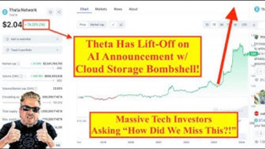 ALERT! Theta Lifts-Off w Huge Cloud Storage Patent! Did TECH Investors Miss the BOAT?! (Bix Weir)