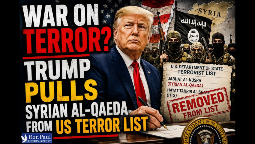 War On Terror? Trump Pulls Syrian Al-Qaeda From US Terror List