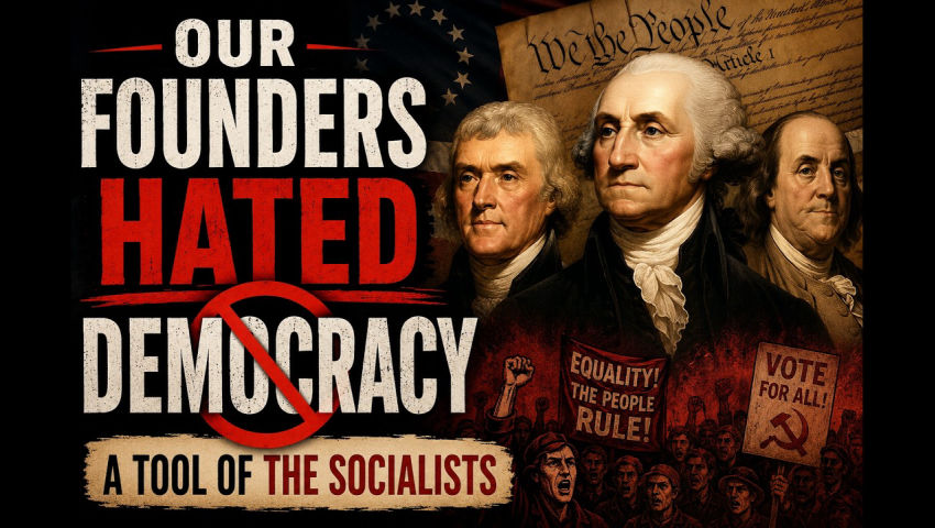 Our Founders Hated Democracy - A Tool of The Socialists