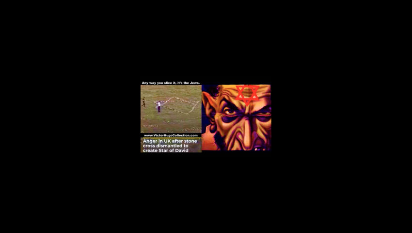 Satanic Christians Watch And Do Nothing As Synagogue Of Satan Demons Turn Cross Into Star Of Remphan