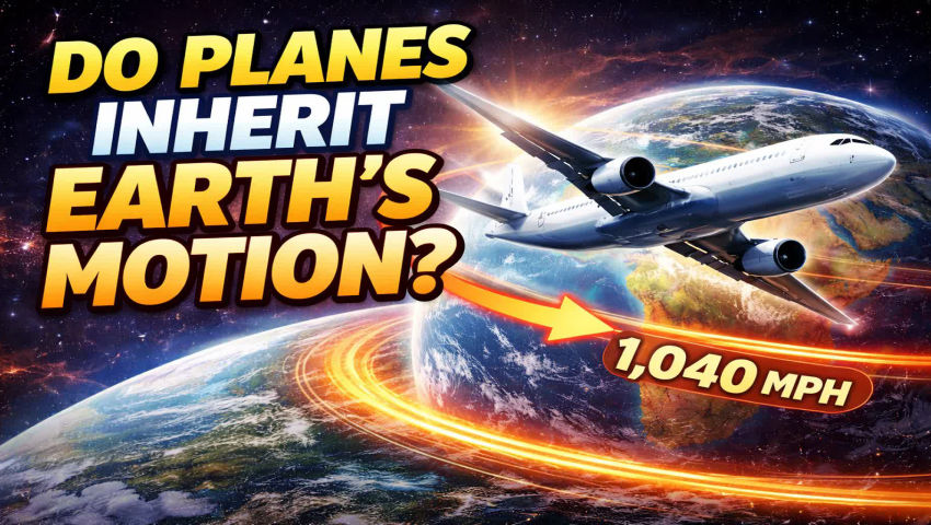 Do Planes Inherit Earths Motion?