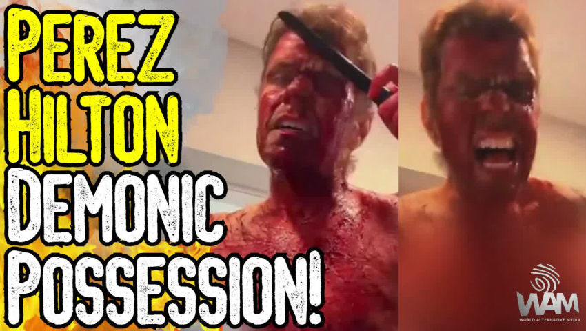 PEREZ HILTON DEMONIC POSSESSION! - Celebrity Blogger Cuts Himself On TikTok Live episode artwork