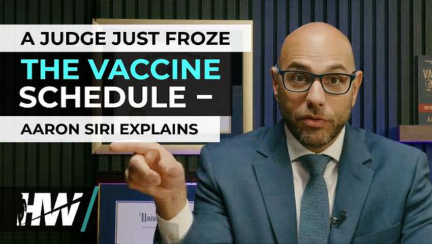 AARON SIRI: COURT BLOCKS HHS, ACIP FROZEN, ICAN PUSHES MAJOR VACCINE REFORM
